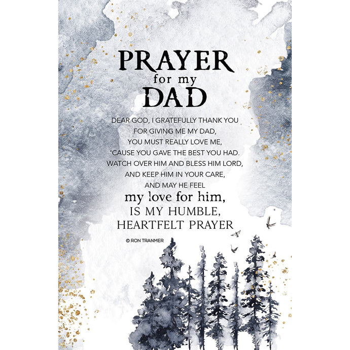 Prayer for My Dad Wood Plaque 5607