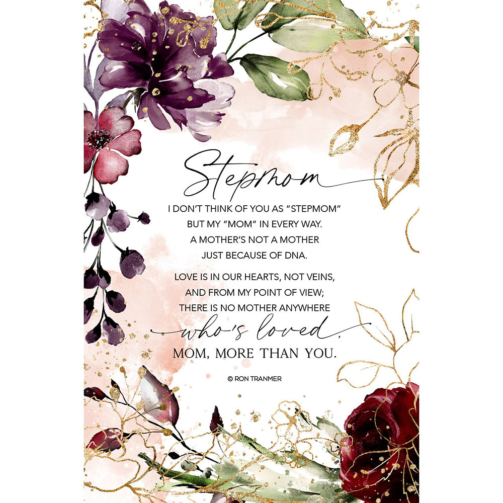 Stepmom Wood Plaque 5615