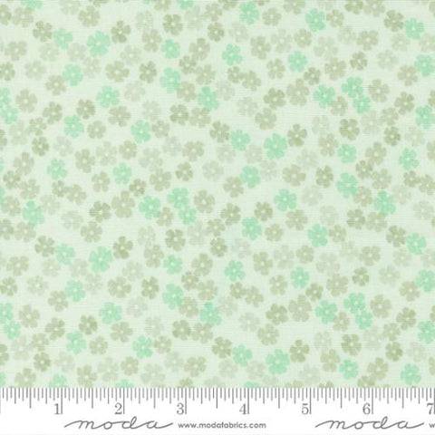 sage green, Kindness Collection Daisy Chain Cotton Fabric 56155