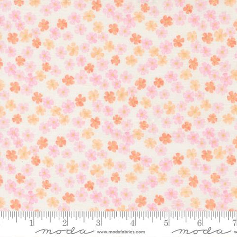 white, Kindness Collection Daisy Chain Cotton Fabric 56155
