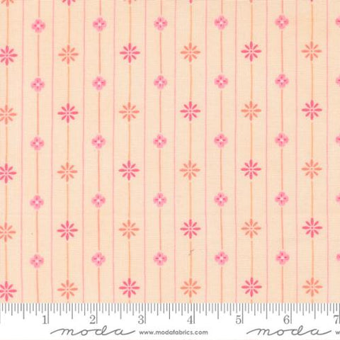 peach, Kindness Collection Petals in the Wind Cotton Fabric 56156