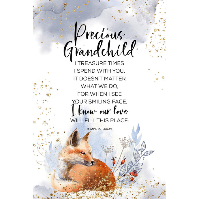 Precious Grandchild Wood Plaque 5617