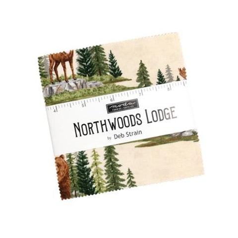 Northwoods Collection Cotton Fabric Charm Pack 56190PP