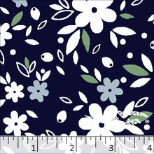 Tropical Breeze Fabric Poly Cotton Delicate Floral Print Dress Fabric 5643-D