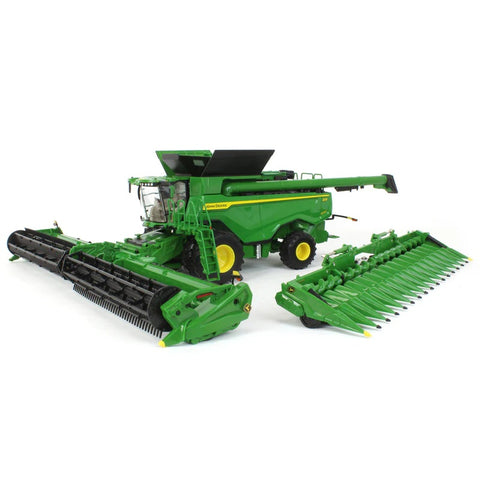 1/32 John Deere X9 1000 Combine with Corn Head & Draper Head 45750