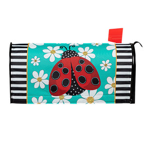 Ladybug with Daisies Mailbox Cover