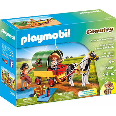 Picnic with Pony Wagon 5686