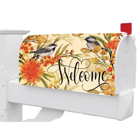 Chickadees & Berries mailbox makeover