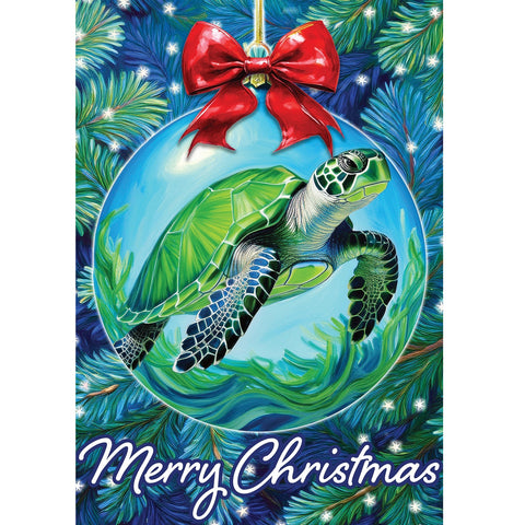Sea Turtle Ornament garden flag