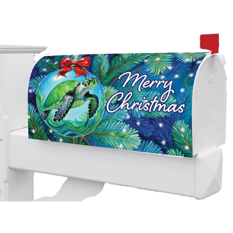 Sea Turtle Ornament mailbox makeover
