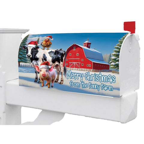 Funny Farm mailbox makeover