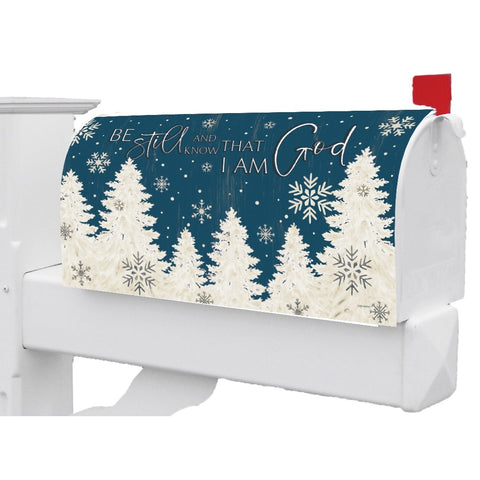 Be Still Winter mailbox makeover
