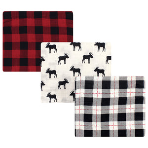3-Pack Moose Muslin Swaddle Blankets 59190