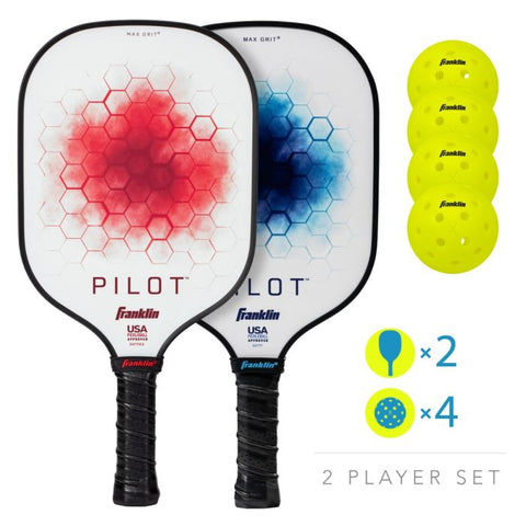 Pilot 2-Player Paddle and Ball Pickleball Set 59812