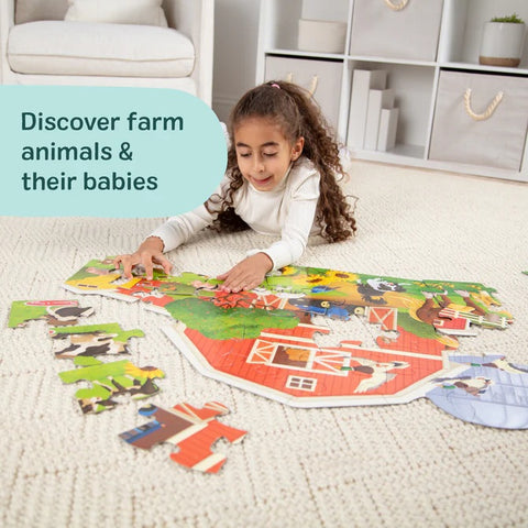 Busy Barn Shaped Floor Puzzle - 32 Pieces 51696