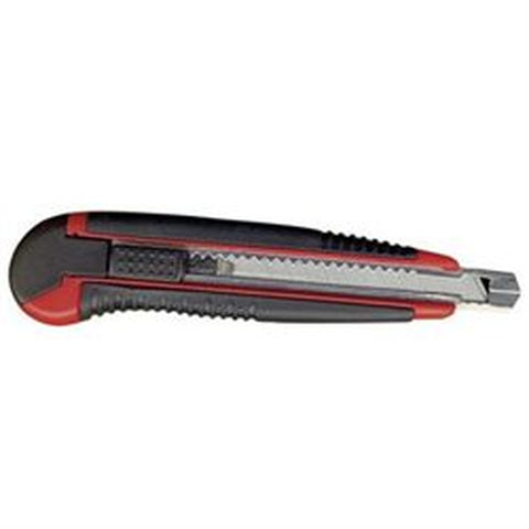 5 in. Sliding Snap Knife Black/Red 1 Pk