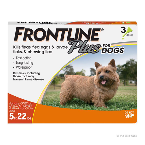5 to 22 lbs. Dog Flea and Tick Liquid Drops 0.02 oz. 3 pk 2500 A