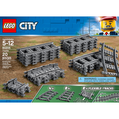 LEGO City Tracks Building Kit (20 Piece) 60205 A