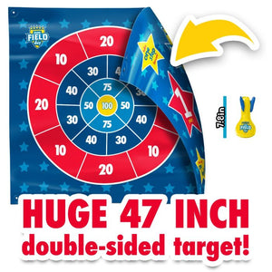 huge forty-seven inch double-sided target