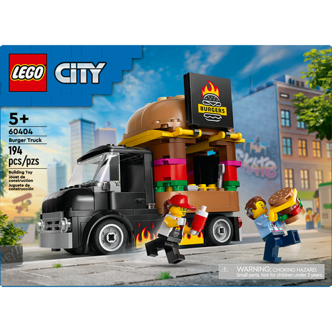 LEGO City Burger Truck Toy Building Set 60404