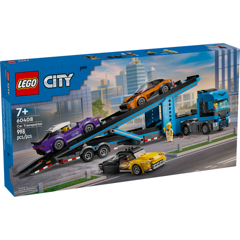 LEGO City Car Transporter Truck with Sports Cars 60408