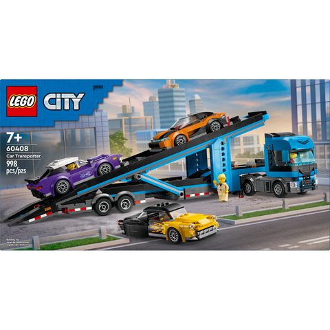 LEGO City Car Transporter Truck with Sports Cars 60408