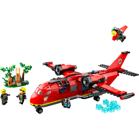 LEGO City Fire Rescue Plane Building Toy Set 60413