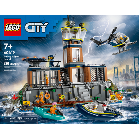 LEGO City Police Prison Island Building Toy 60419