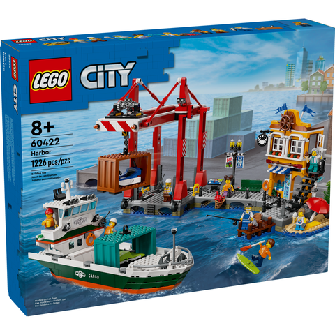 LEGO City Seaside Harbor with Cargo Ship Toy 60422