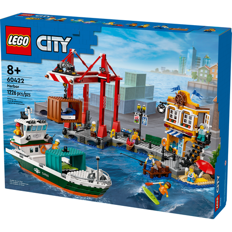 LEGO City Seaside Harbor with Cargo Ship Toy 60422