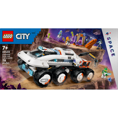 LEGO City Command Rover and Crane Loader Toy 60432