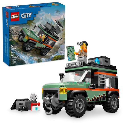 LEGO City Off-Road 4x4 Mountain Truck Adventure Toy 60447