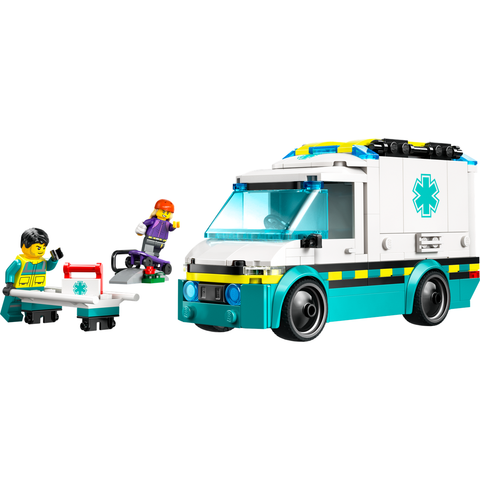 LEGO City Emergency Ambulance Toy Truck Building Set 60451