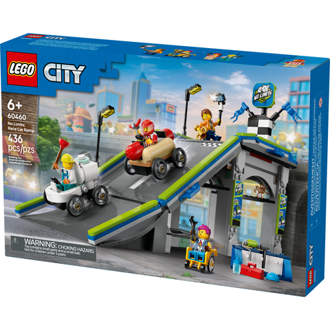 LEGO City No Limits: Race Car Ramp Track Toy Soapbox-Racing Set 60460