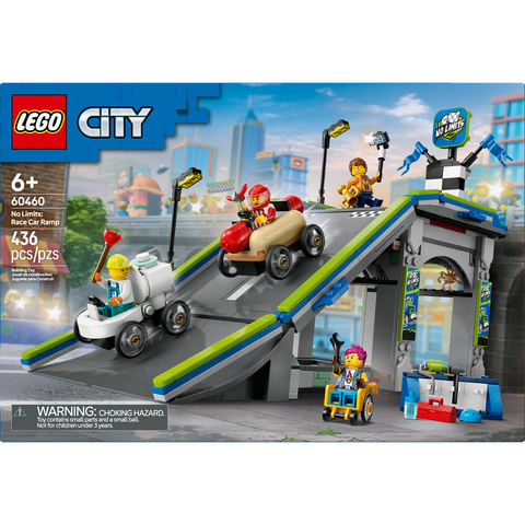 LEGO City No Limits: Race Car Ramp Track Toy Soapbox-Racing Set 60460