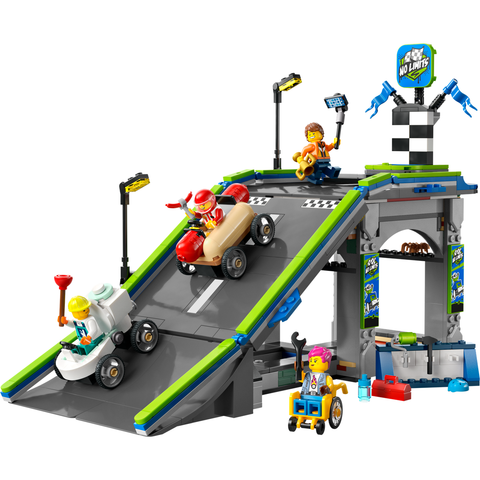 LEGO City No Limits: Race Car Ramp Track Toy Soapbox-Racing Set 60460