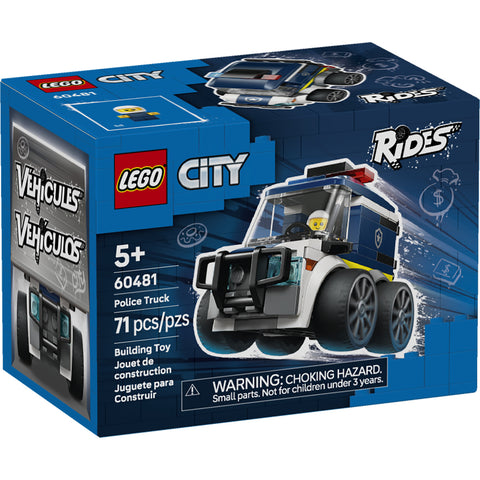 LEGO City Rides � Police Truck Toy Building Set 60481