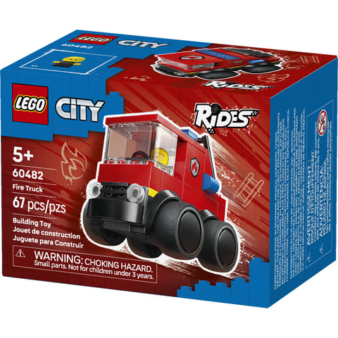 LEGO City Rides � Fire Truck Toy Building Set 60482