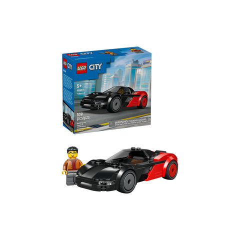 LEGO City EV Supercar Toy Building Kit and Minifigure 60486