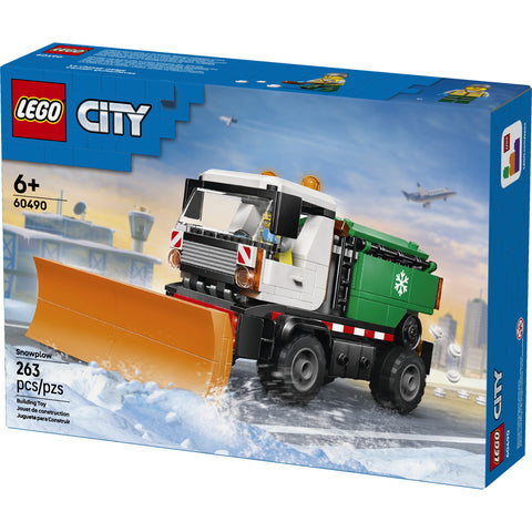 LEGO City Snowplow Truck Toy Vehicle with Minifigure 60490