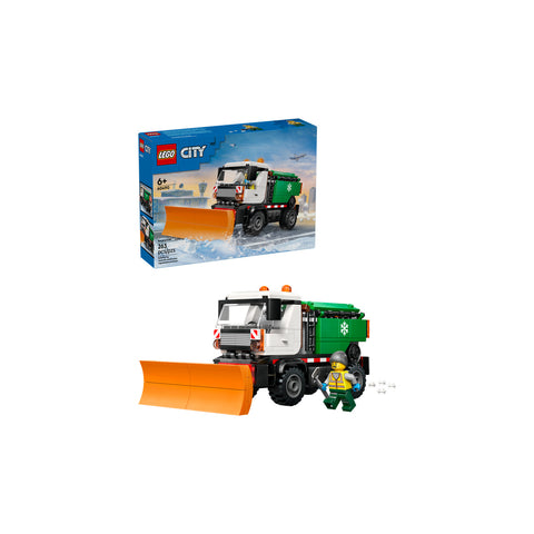 LEGO City Snowplow Truck Toy Vehicle with Minifigure 60490