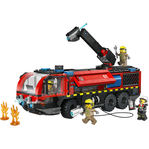 LEGO City Airport Fire Truck - Toy Truck Building Set 60499