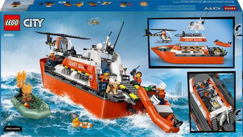 LEGO Coast Guard Rescue Boat & Helicopter 60504
