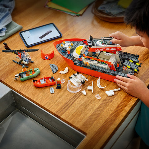 LEGO Coast Guard Rescue Boat & Helicopter 60504