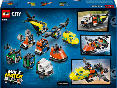 LEGO Airplane, Service Truck & Hovercraft Remix 60505