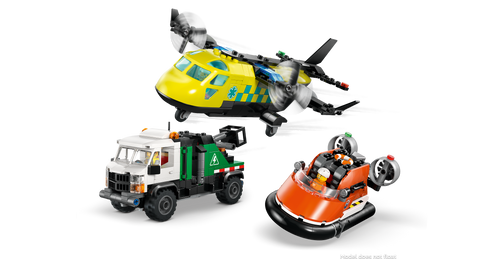 LEGO Airplane, Service Truck & Hovercraft Remix 60505