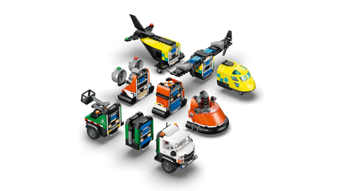 LEGO Airplane, Service Truck & Hovercraft Remix 60505
