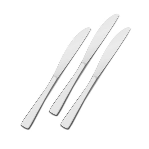 Silver Stainless Steel Danford Dinner Knife Set 5244581
