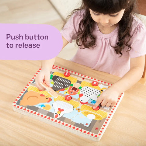 Happy Hens Push to Pop Puzzle 51712