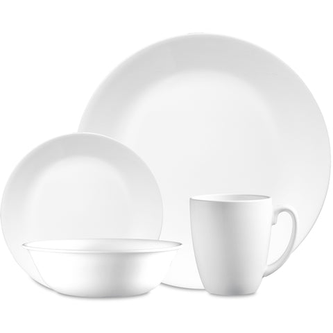 Corelle Winter Frost Livingware Set 16pc 6022003